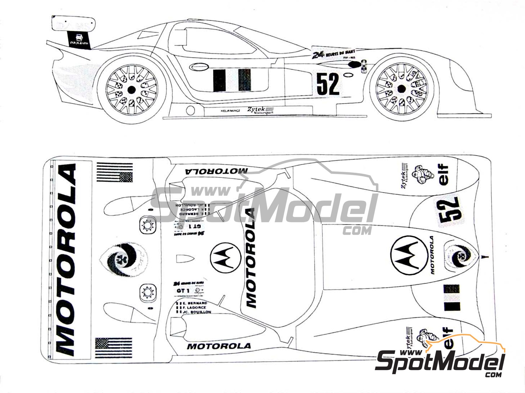 Renaissance Models 039B: Car scale model kit 1/43 scale